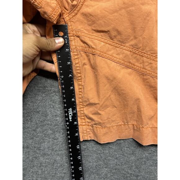 Polo Ralph Lauren Military Surplus Shorts Mens 34 Orange Cargo Utility Y2K - Picture 4 of 9